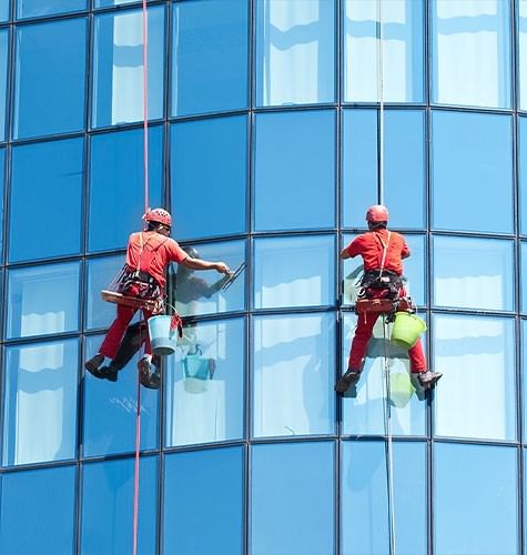 Мытье фасадов промальпинистами в Борисоглебске